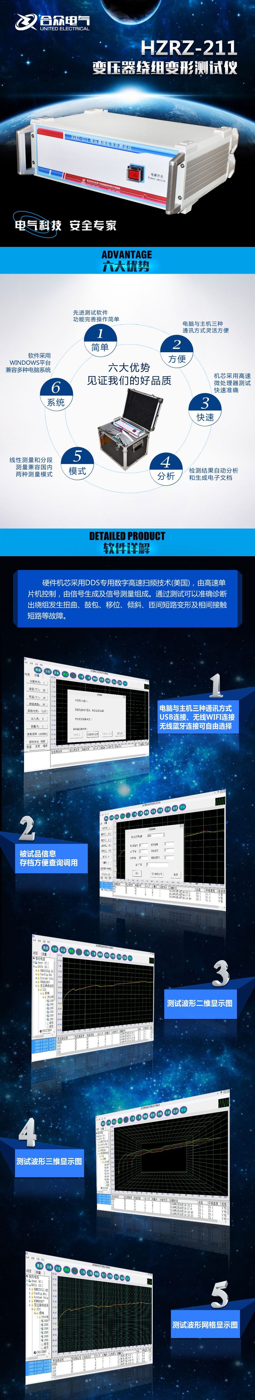 HZRZ-211变压器绕组变形测试仪