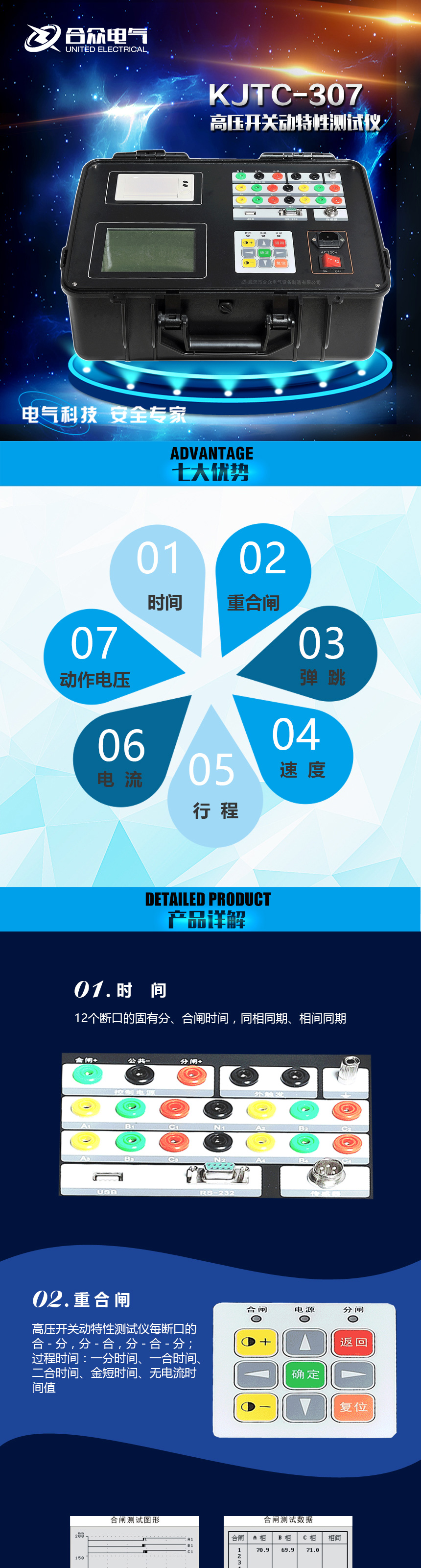 高压开关动特性测试仪